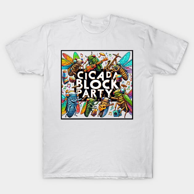 Cicada Block Party Cicada Summer T-Shirt by creative